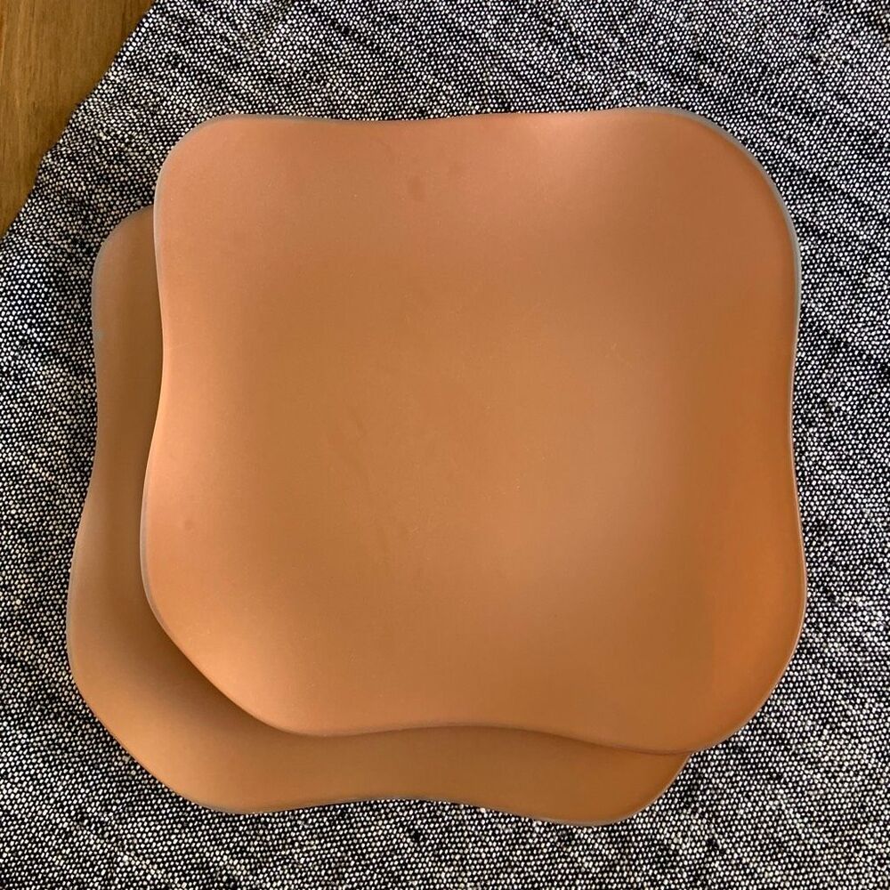 (2) RIVERSIDE DESIGN Freeform Seaglass Plates